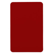 Red maroon rectangular magnet