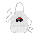 RED MONSTER TRUCK APRONS