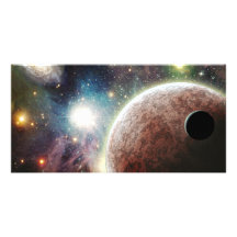 Red Moon Picture Card