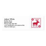 Red moose business card templates