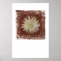 Red Mum Poster
