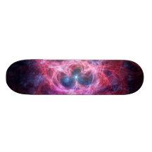 Red Nebula Custom Skate Board