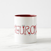 Red Neuron Coffee Mug