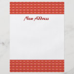 Red New Address Full Color Flyer