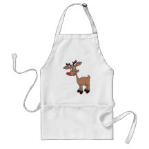 Red Nose Rudolph Aprons