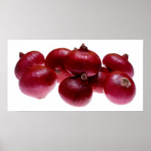 Red Onion Poster