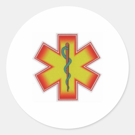     red & orange & green stickers