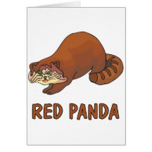 Red Panda Greeting Card
