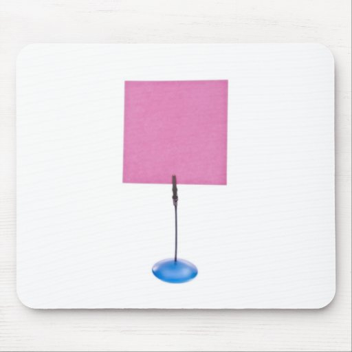 red paper on stand mouse pad