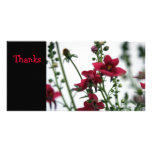 Red Photo Greeting Card
