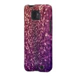Red Pink and Purple Sparkle Glitter Galaxy Case-Ma Galaxy SII Cases