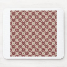 Red Pink Pattern Mouse Pads