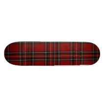 Red plaid skate decks