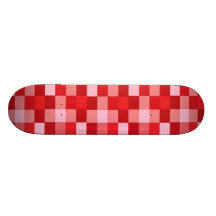 red plaid skateboard