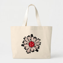 Red Polka Dot Daisy Bags