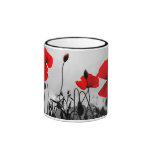 Red Poppies Coffee Mug