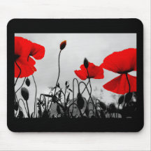 Red Poppies Mousepad