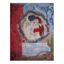 Red Rabbit Postcard