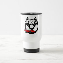 Red Race Car Tshirts and Gifts Mug