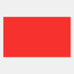 Red Rectangle Sticker
