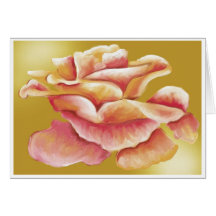 RED, RED, ROSE IN THE SUN GREETING CARD