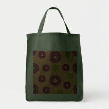 Red Ring Tote Canvas Bag