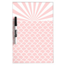 Red Rising Sun Japanese inspired pattern Dry-Erase Boards