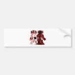 red robots bumper sticker