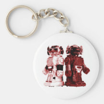 red robots keychain