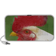 Red Rooster's Comb Country Rooster Gifts Travel Speakers