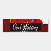 Red Rose Flower Painting Art - Multi Bumper Sticker