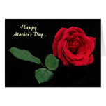 Red Rose Mother's Day Greeting Cards