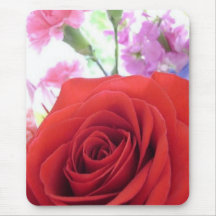 Red Rose Mouse Pad