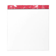 Red Rose Notepad