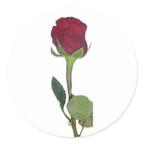 Red Rose Stickers