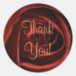 Red Rose THANK YOU Sticker