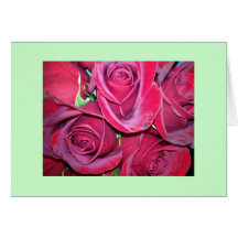 Red Roses Note Card