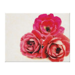 Red Roses Wrapped Canvas Gallery Wrapped Canvas