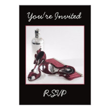 Red Shoes Birthday or Cocktail Invitation