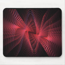Red Spiral Mousepad