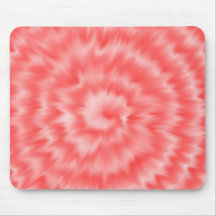 Red Spiral Mousepads