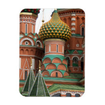 Red Square in Moscow, Russia.  Photographed on a Magnets