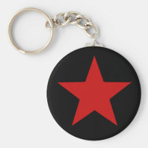 Red Star Key Chain