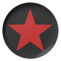Red Star Plate