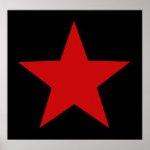 Red Star Print