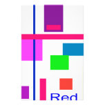Red Stationery Paper