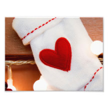 Red Stocking Photo Art