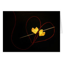 Red String of Fate Greeting Card