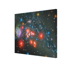 Red Super Giant Cluster Gallery Wrapped Canvas