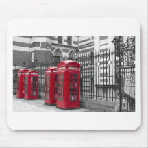Red Telephone boxes Mousemats